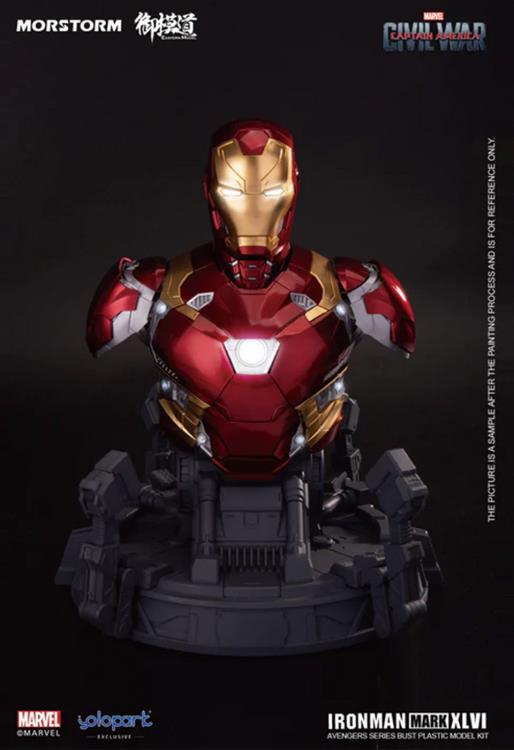 IN STOCK Captain America: Civil War Iron Man Mark 46 Bust Model Kit