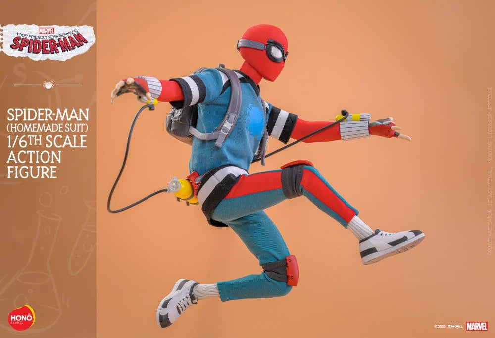 PREORDER Your Friendly Neighborhood Spider-Man HS07 Spider-Man (Homemade Suit) 1/6th Scale Collectible Figure