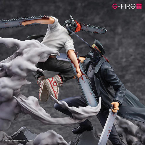 PREORDER CHAINSAW MAN Super Situation Figure Chainsaw Man vs. Samurai Sword