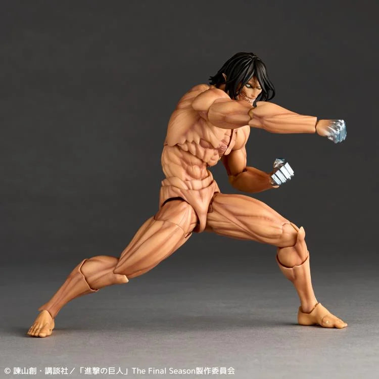 PREORDER Attack on Titan Amazing Yamaguchi Revoltech NR057 Attack Titan (Eren Yeager) Action Figure