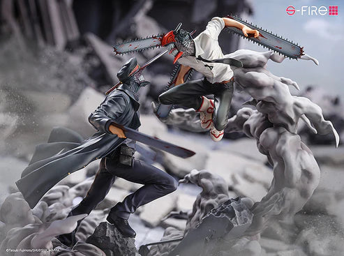 PREORDER CHAINSAW MAN Super Situation Figure Chainsaw Man vs. Samurai Sword