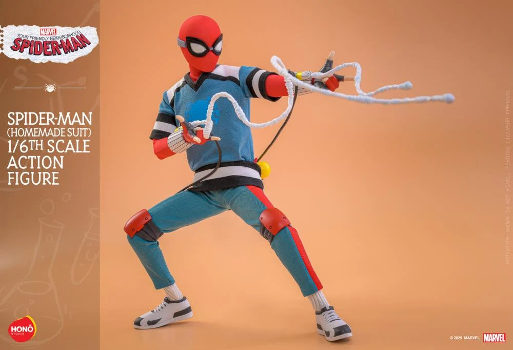 PREORDER Your Friendly Neighborhood Spider-Man HS07 Spider-Man (Homemade Suit) 1/6th Scale Collectible Figure