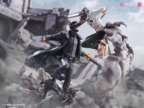 PREORDER CHAINSAW MAN Super Situation Figure Chainsaw Man vs. Samurai Sword