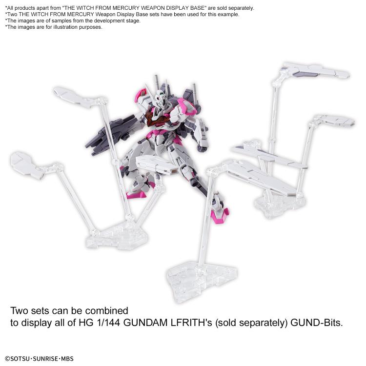 PREORDER 3rd Batch WEAPON DISPLAY BASE - Mobile Suit Gundam: The Witch from Mercury