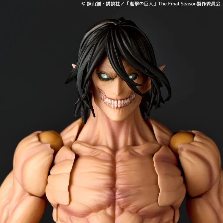 PREORDER Attack on Titan Amazing Yamaguchi Revoltech NR057 Attack Titan (Eren Yeager) Action Figure