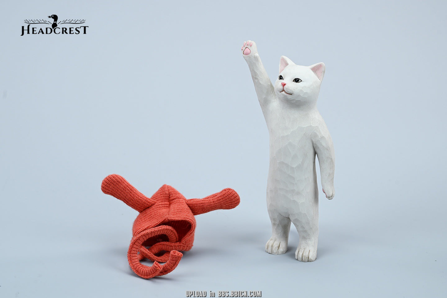 PREORDER HEADCREST Taiwan H2403 : Hand Carving Cat 6.0
