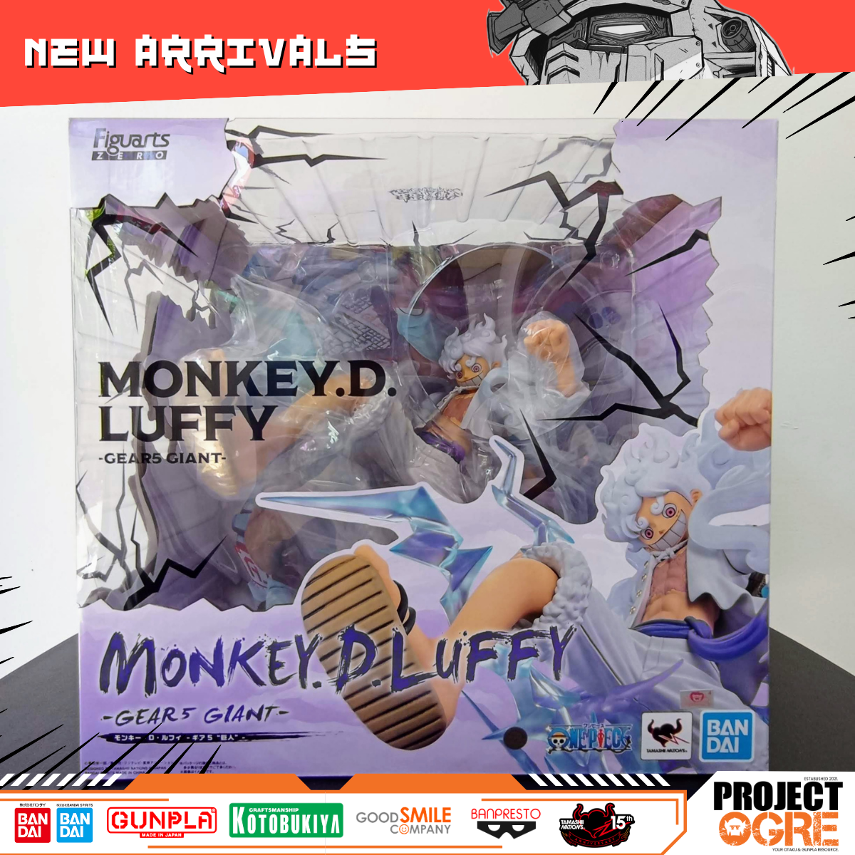 IN STOCK Figuarts ZERO One Piece Super Fierce Battle Monkey D. Luffy Gear 5 Titan Gigant