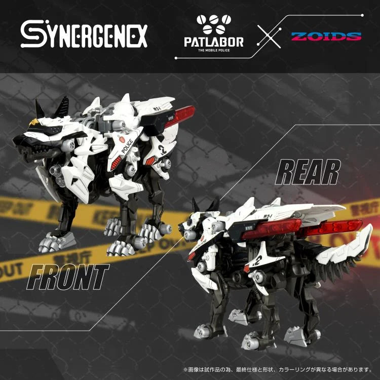 PREORDER Zoids x Patlabor Synergenex Series Hunter Wolf Patlabor Unit 2 Model Kit