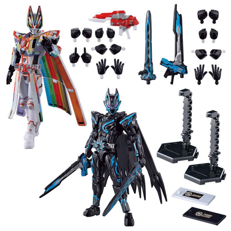 PREORDER Kamen Rider Geats: 4 Aces and the Black Fox So-Do Kamen Rider Geats Oneness & Kamen Rider X Geats Premium Edition Figure Set