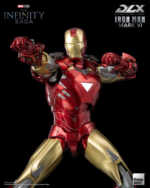 PREORDER Threezero Avengers: The Infinity Saga DLX Iron Man Mark 6 1/12 Scale Figure