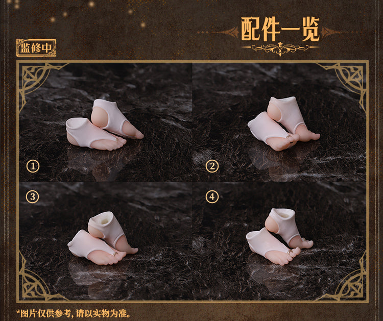 PREORDER Snail Shell Nun Muse Asdo 1/12 Scale Feet Accessory Set