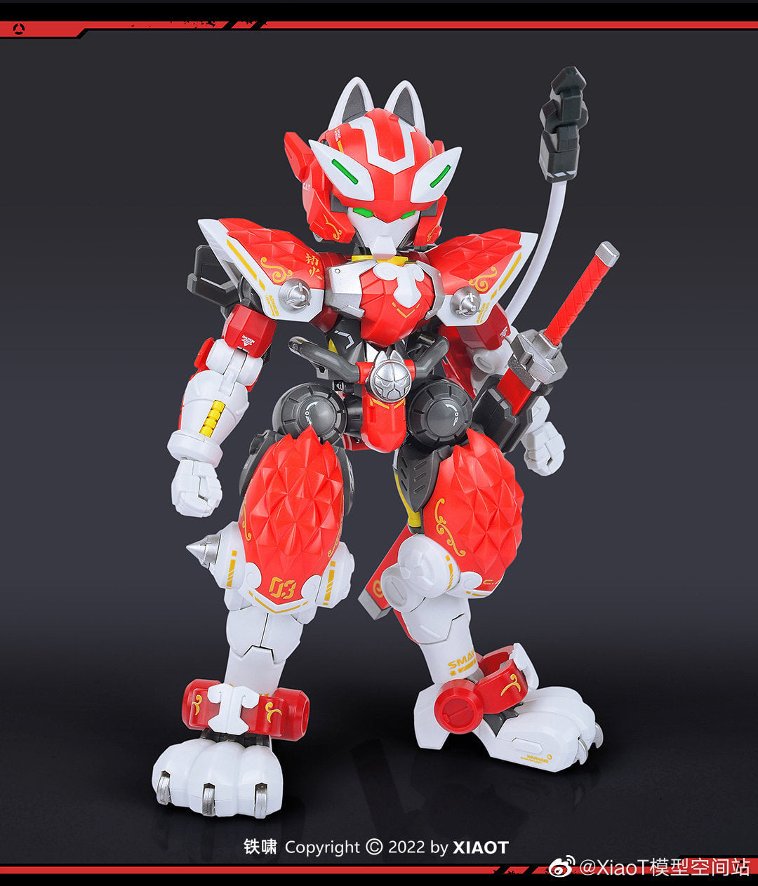 IN STOCK XIAOT IRON ROARS C.A.T-03 1/60 RED