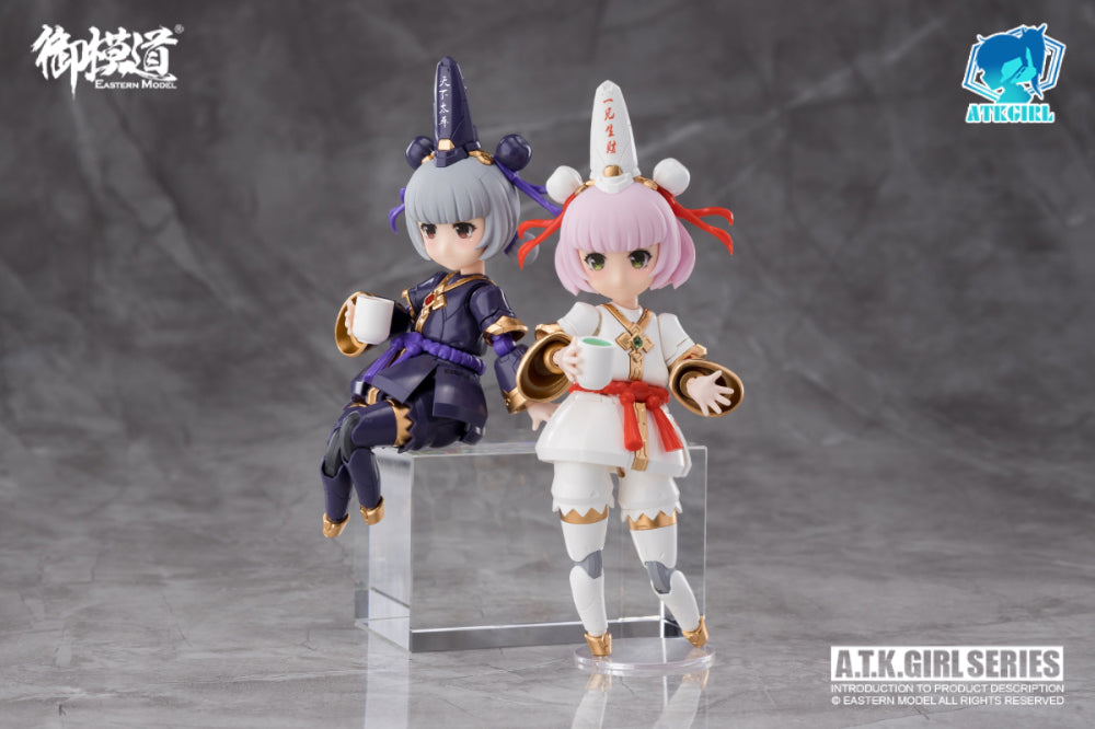 PREORDER A.T.K. Girl Black and White Impermanence Set of 2 Figures (Collection Card Ver.) 1/12 Scale Model Kit
