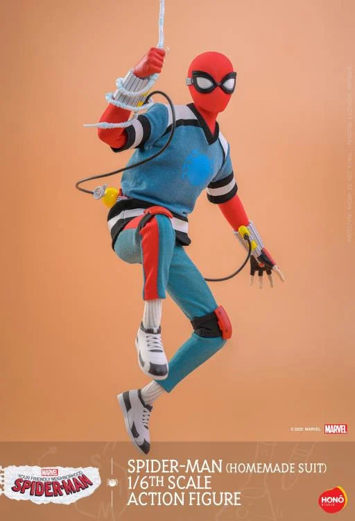 PREORDER Your Friendly Neighborhood Spider-Man HS07 Spider-Man (Homemade Suit) 1/6th Scale Collectible Figure