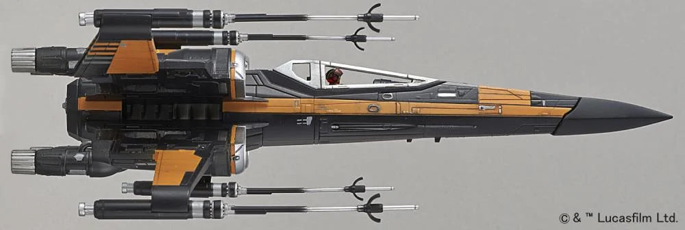 PREORDER Star Wars Poe's X-Wing Fighter 1/72 Scale Model Kit