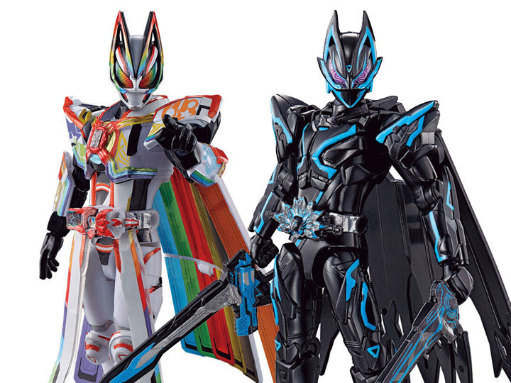 PREORDER Kamen Rider Geats: 4 Aces and the Black Fox So-Do Kamen Rider Geats Oneness & Kamen Rider X Geats Premium Edition Figure Set