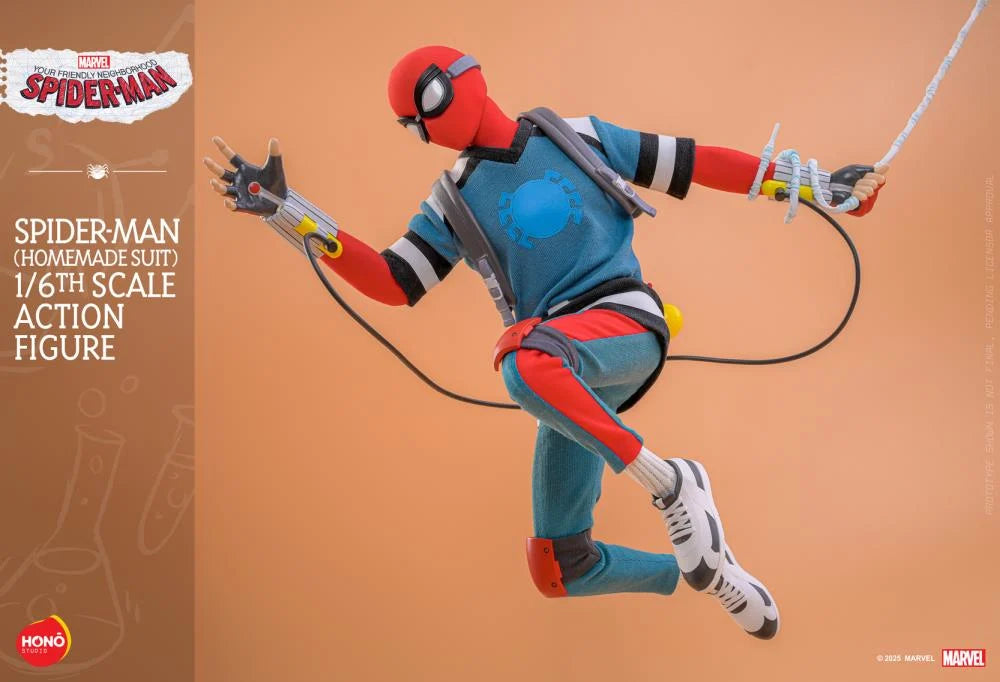 PREORDER Your Friendly Neighborhood Spider-Man HS07 Spider-Man (Homemade Suit) 1/6th Scale Collectible Figure