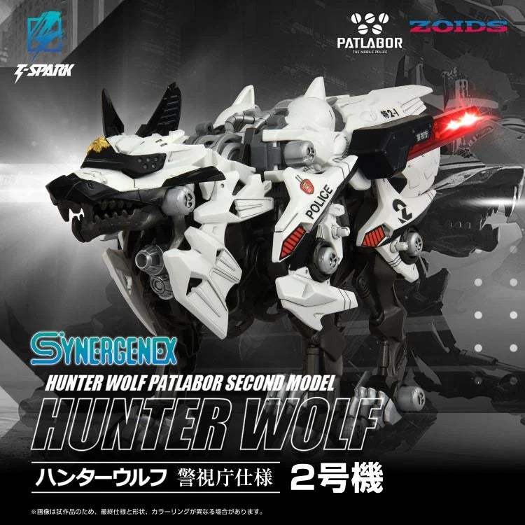 PREORDER Zoids x Patlabor Synergenex Series Hunter Wolf Patlabor Unit 2 Model Kit