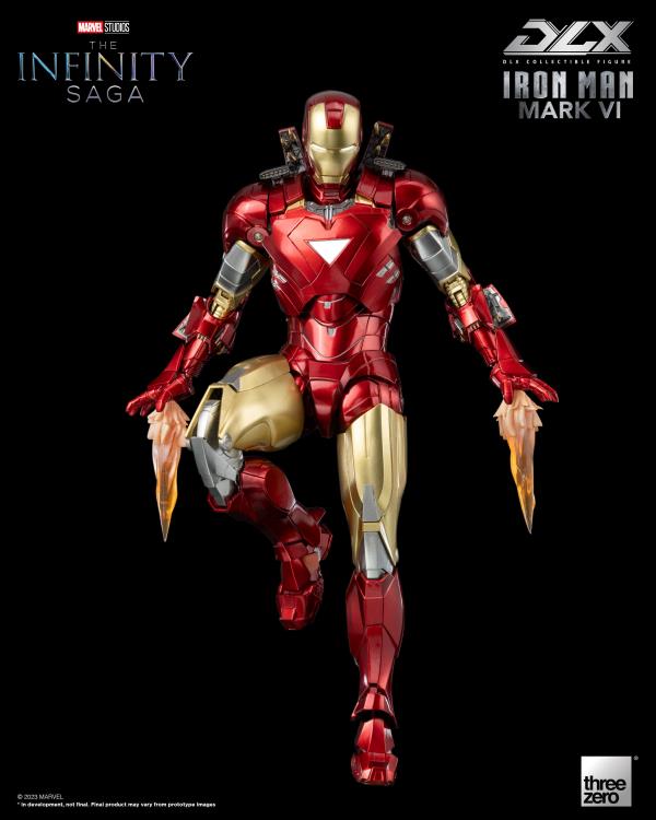 PREORDER Threezero Avengers: The Infinity Saga DLX Iron Man Mark 6 1/12 Scale Figure