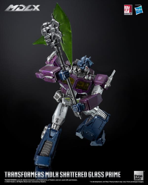 PREORDER Transformers MDLX Articulated Figures Series Shattered Glass Optimus Prime BBTS Exclusive