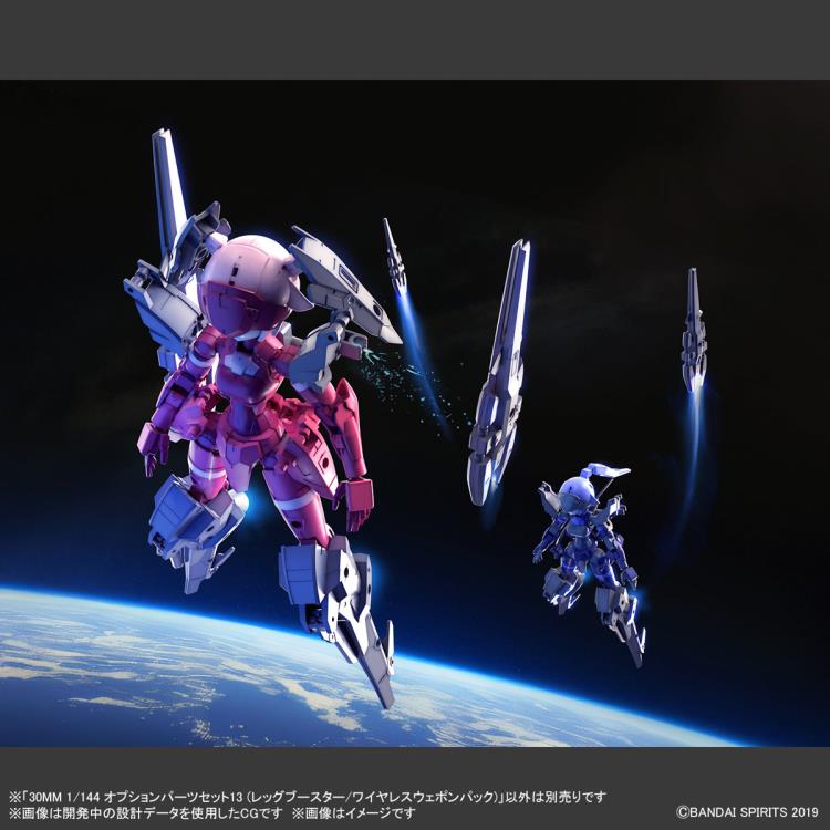 PREORDER 30 Minutes Missions Optional Parts Set 13 (Leg Booster/Wireless Weapon Pack) 1/144 Scale Accessory Set