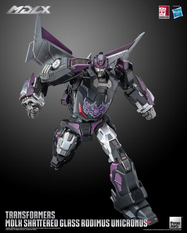 PREORDER Transformers MDLX Articulated Figure Series Shattered Glass Rodimus Unicronus
