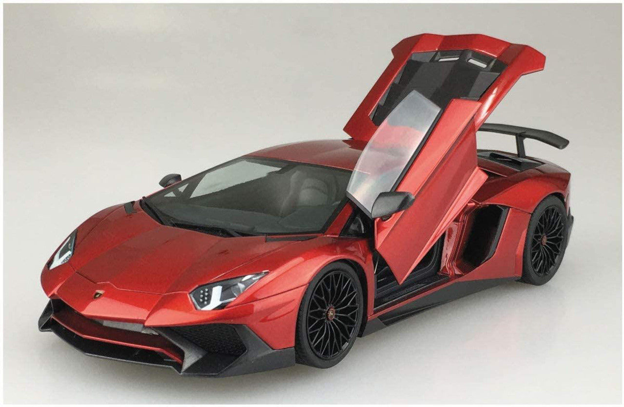 PREORDER Aoshima The Super Car 1/24 '15 Lamborghini Aventador SV Plastic Model