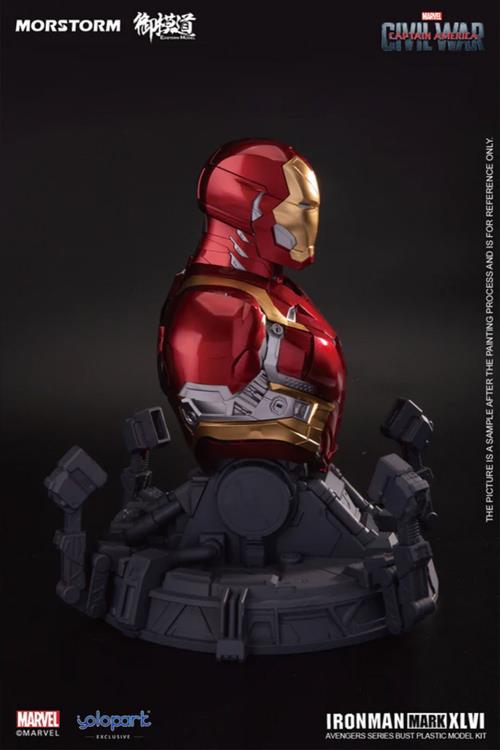 IN STOCK Captain America: Civil War Iron Man Mark 46 Bust Model Kit