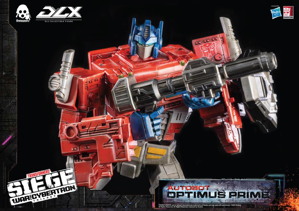 PREORDER Transformers: War for Cybertron Trilogy DLX Scale Collectible Series Autobot Optimus Prime Action Figure