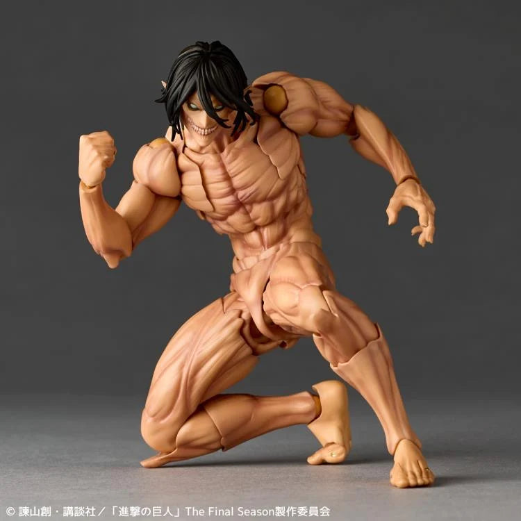 PREORDER Attack on Titan Amazing Yamaguchi Revoltech NR057 Attack Titan (Eren Yeager) Action Figure