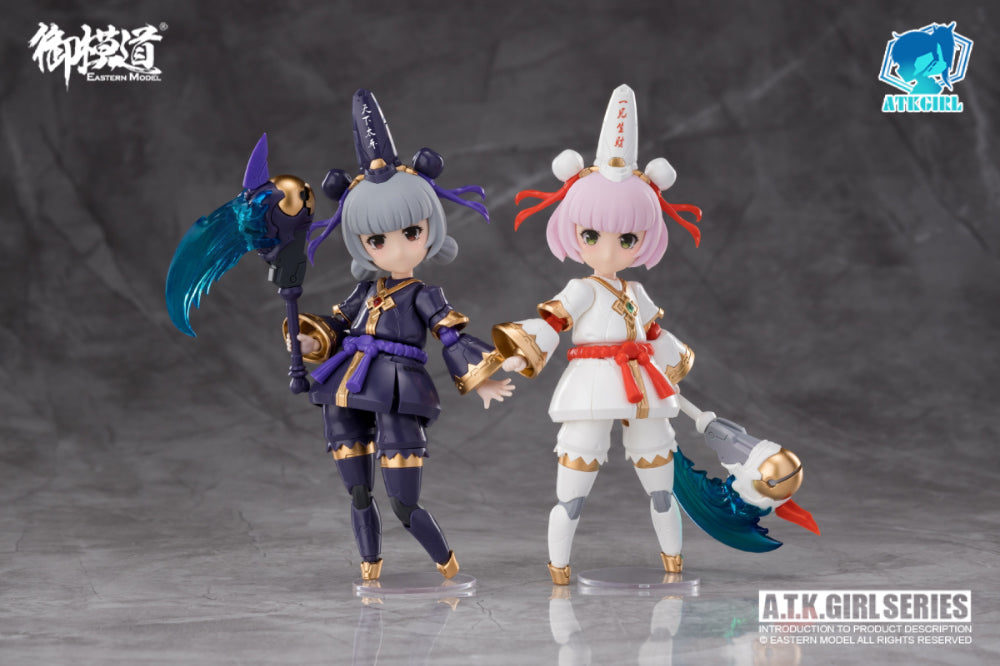 PREORDER A.T.K. Girl Black and White Impermanence Set of 2 Figures 1/12 Scale Model Kit