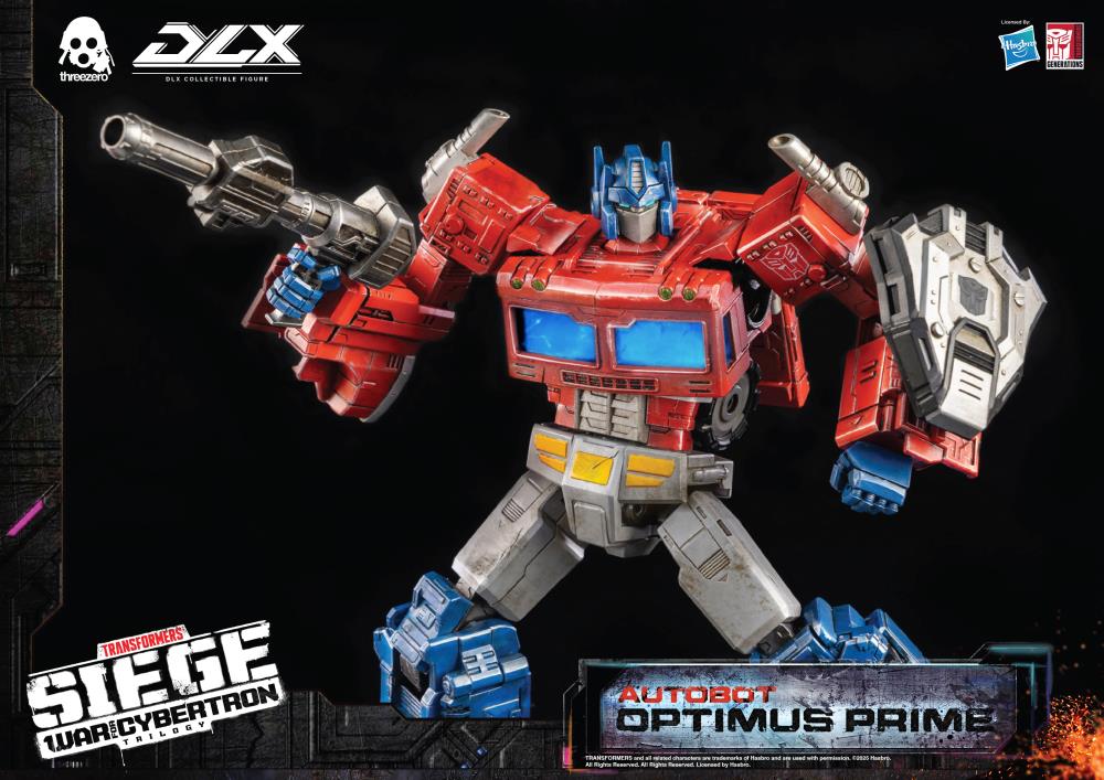 PREORDER Transformers: War for Cybertron Trilogy DLX Scale Collectible Series Autobot Optimus Prime Action Figure