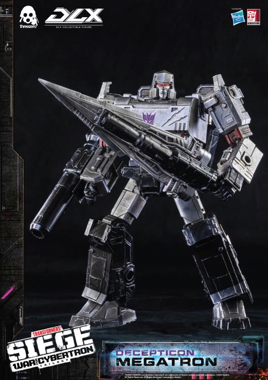 PREORDER Transformers: War for Cybertron Trilogy DLX Scale Collectible Series Decepticon Megatron Action Figure