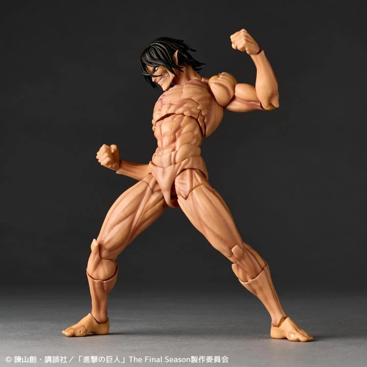PREORDER Attack on Titan Amazing Yamaguchi Revoltech NR057 Attack Titan (Eren Yeager) Action Figure
