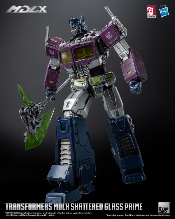 PREORDER Transformers MDLX Articulated Figures Series Shattered Glass Optimus Prime BBTS Exclusive