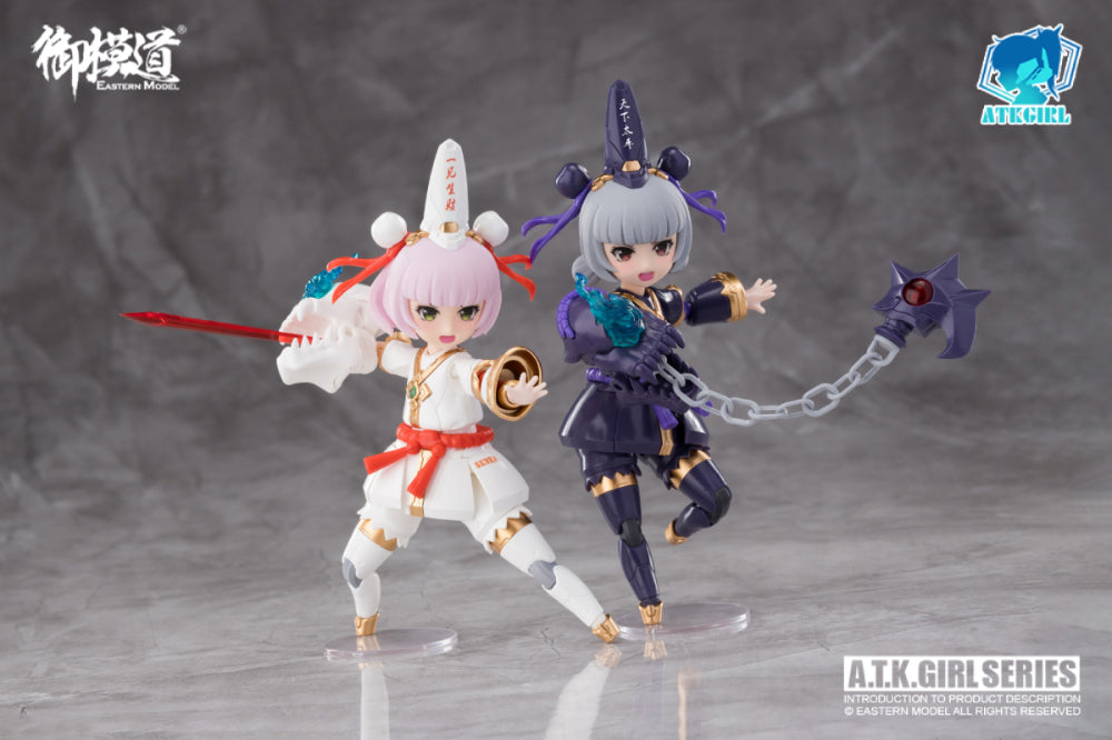 PREORDER A.T.K. Girl Black and White Impermanence Set of 2 Figures (Collection Card Ver.) 1/12 Scale Model Kit