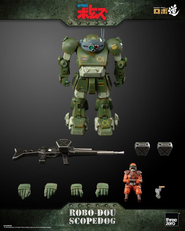 PREORDER Armored Trooper Votoms ROBO-DOU Scopedog Figure