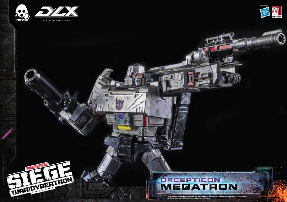 PREORDER Transformers: War for Cybertron Trilogy DLX Scale Collectible Series Decepticon Megatron Action Figure