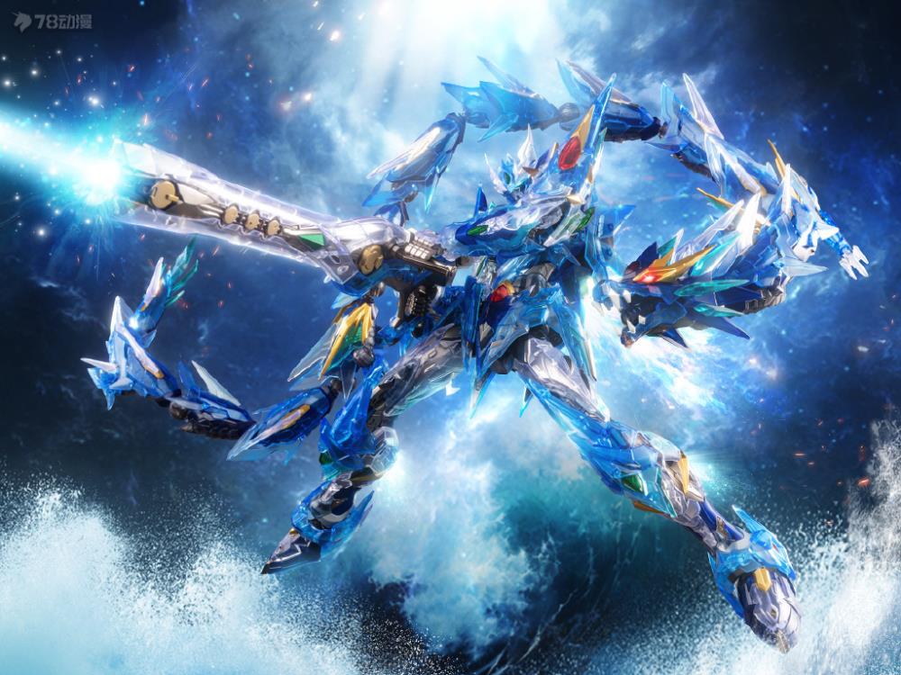 PREORDER Motor Nuclear MNP-XH03T HanLongZi AoBing Azure Dragon Model Kit Clear Color
