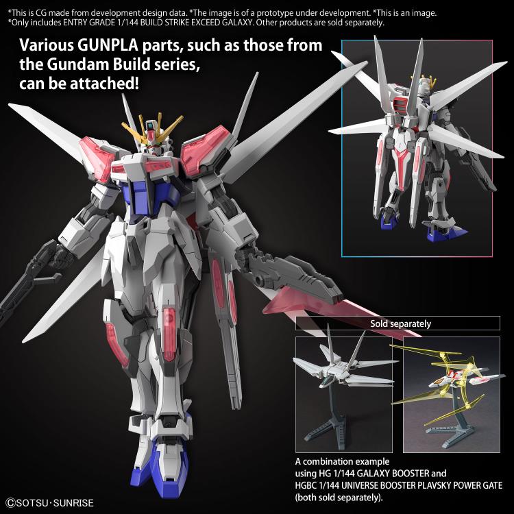PREORDER 1/144 ENTRY GRADE Build Strike Exceed Galaxy (Gundam Build Metaverse)