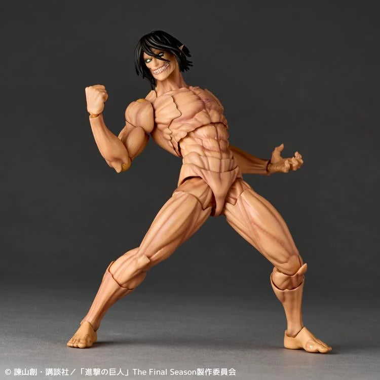 PREORDER Attack on Titan Amazing Yamaguchi Revoltech NR057 Attack Titan (Eren Yeager) Action Figure