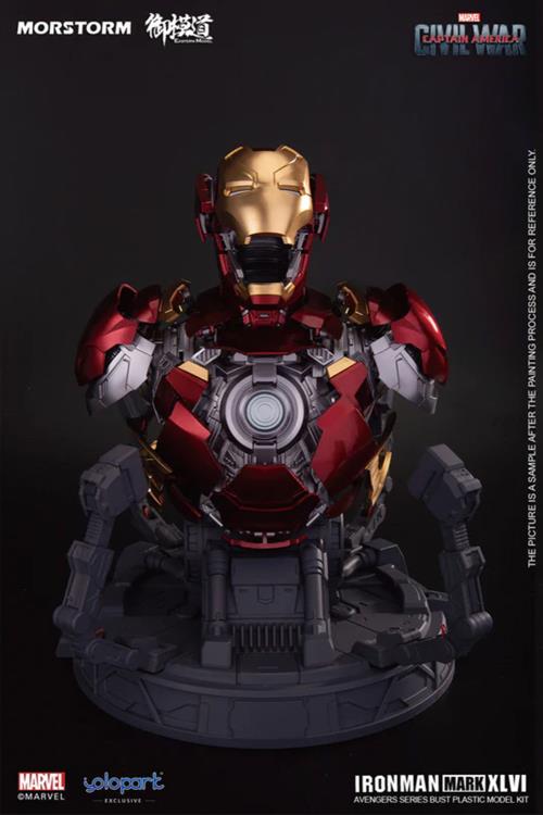 IN STOCK Captain America: Civil War Iron Man Mark 46 Bust Model Kit
