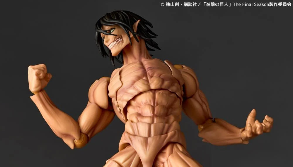 PREORDER Attack on Titan Amazing Yamaguchi Revoltech NR057 Attack Titan (Eren Yeager) Action Figure