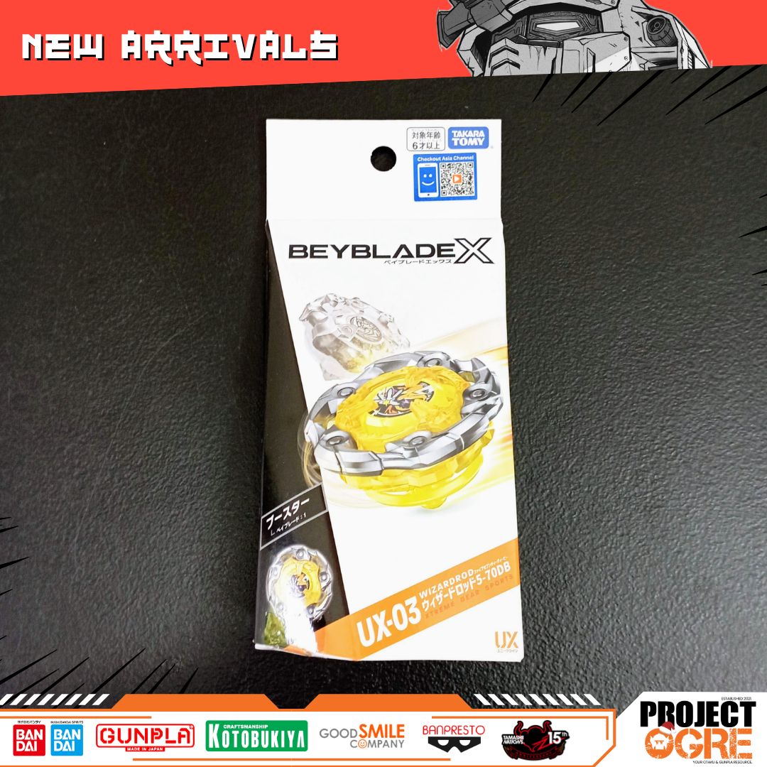 IN STOCK Beyblade X UX-03 BOOSTER WIZARDROD 5-70DB