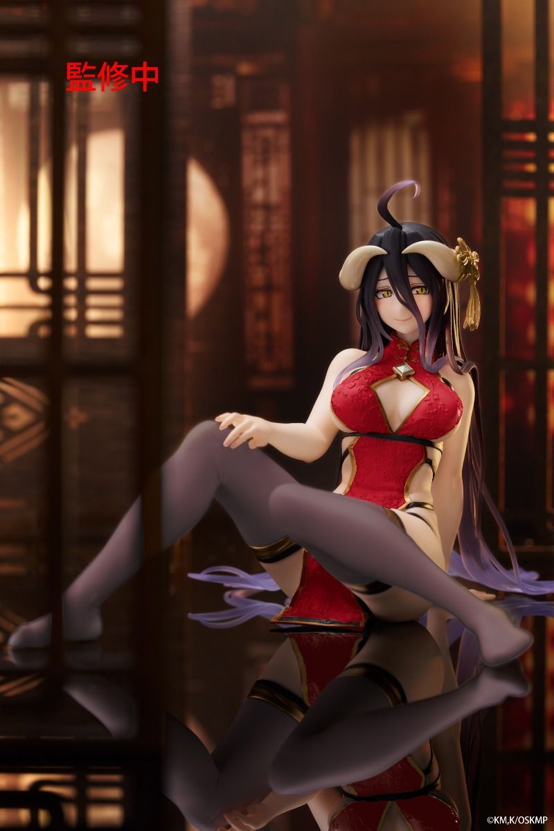 PREORDER Overlord - Albedo Desktop Cute Prize Figure (Chinese Dress Renewal Ver.)