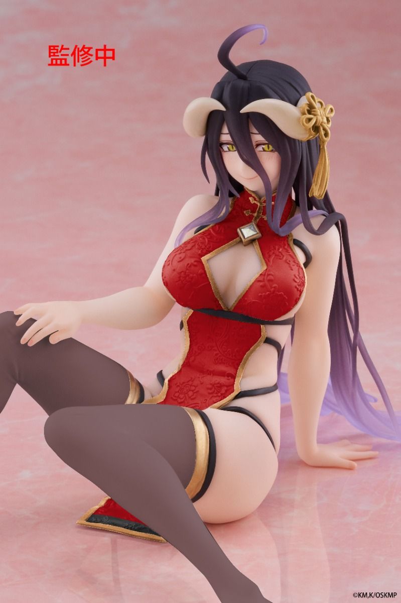 PREORDER Overlord - Albedo Desktop Cute Prize Figure (Chinese Dress Renewal Ver.)