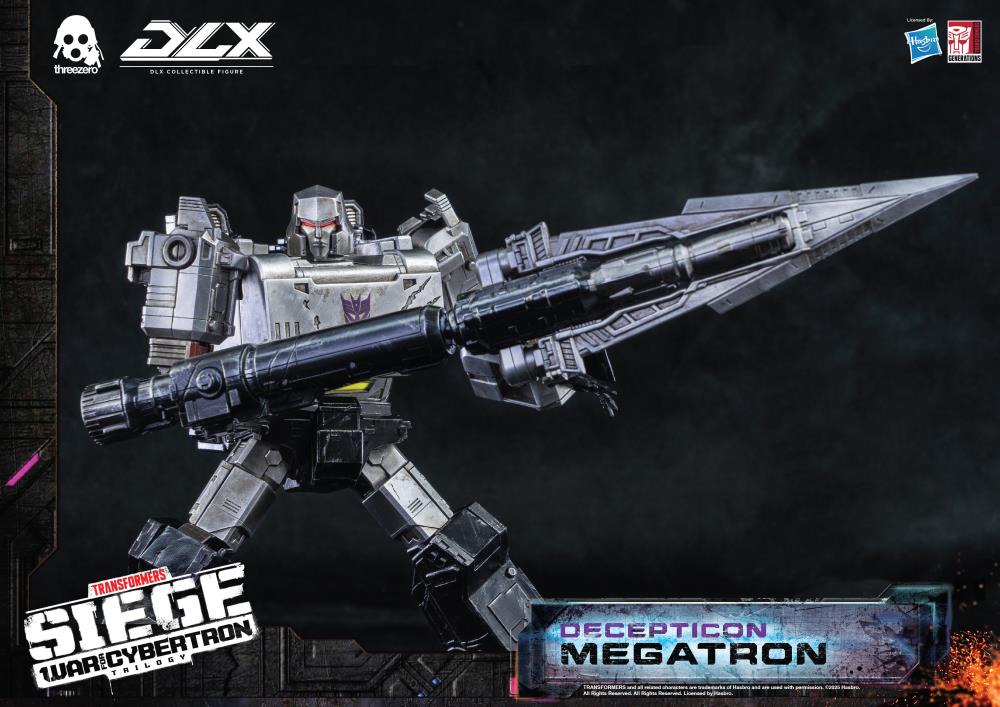 PREORDER Transformers: War for Cybertron Trilogy DLX Scale Collectible Series Decepticon Megatron Action Figure