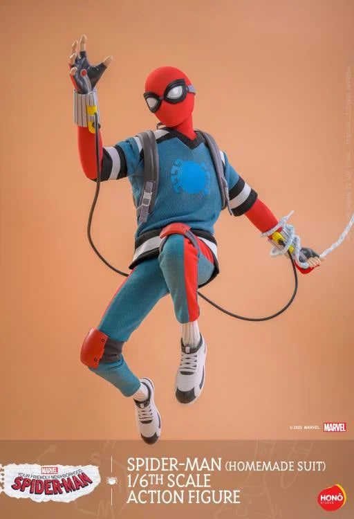 PREORDER Your Friendly Neighborhood Spider-Man HS07 Spider-Man (Homemade Suit) 1/6th Scale Collectible Figure