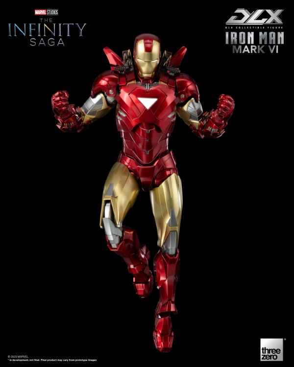 PREORDER Threezero Avengers: The Infinity Saga DLX Iron Man Mark 6 1/12 Scale Figure