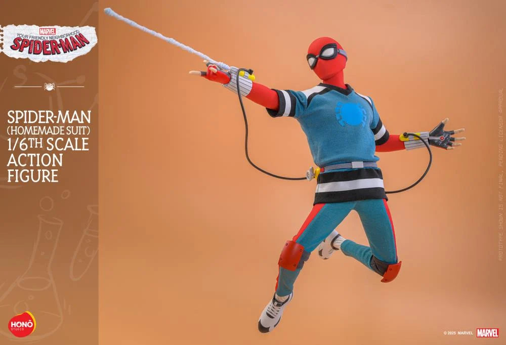 PREORDER Your Friendly Neighborhood Spider-Man HS07 Spider-Man (Homemade Suit) 1/6th Scale Collectible Figure